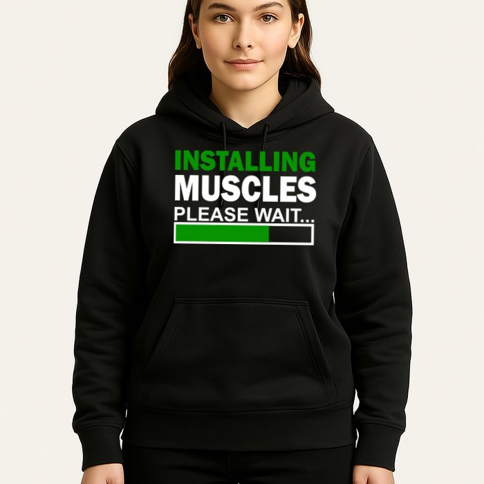 Installing Muscles Please Wait... Hoodie