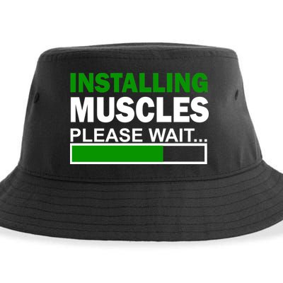Installing Muscles Please Wait... Sustainable Bucket Hat