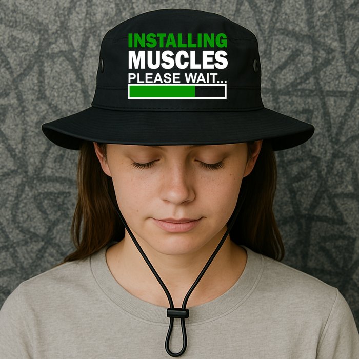 Installing Muscles Please Wait... Bucket Hat