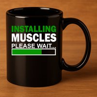 Installing Muscles Please Wait... 11oz C Handle Ceramic Mug
