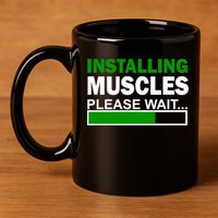 Installing Muscles Please Wait... 11oz C Handle Ceramic Mug