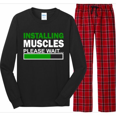 Installing Muscles Please Wait... Long Sleeve Pajama Set