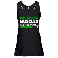 Installing Muscles Please Wait... Ladies Essential Flowy Tank