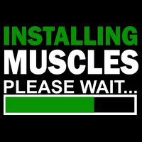Installing Muscles Please Wait... Ladies Essential Flowy Tank