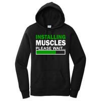 Installing Muscles Please Wait... Women's Pullover Hoodie