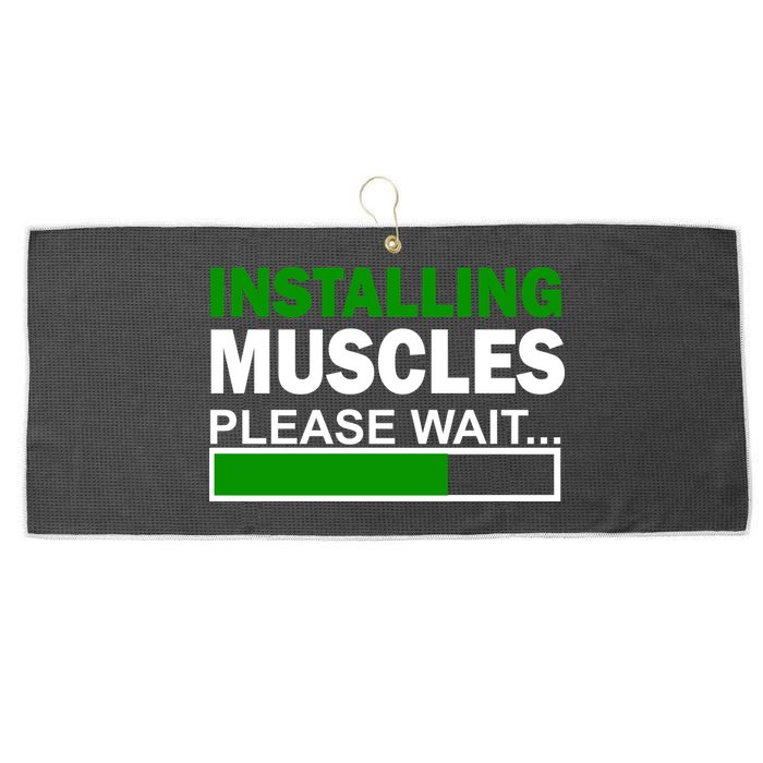 Installing Muscles Please Wait... Large Microfiber Waffle Golf Towel