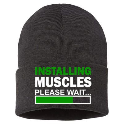 Installing Muscles Please Wait... Sustainable Knit Beanie