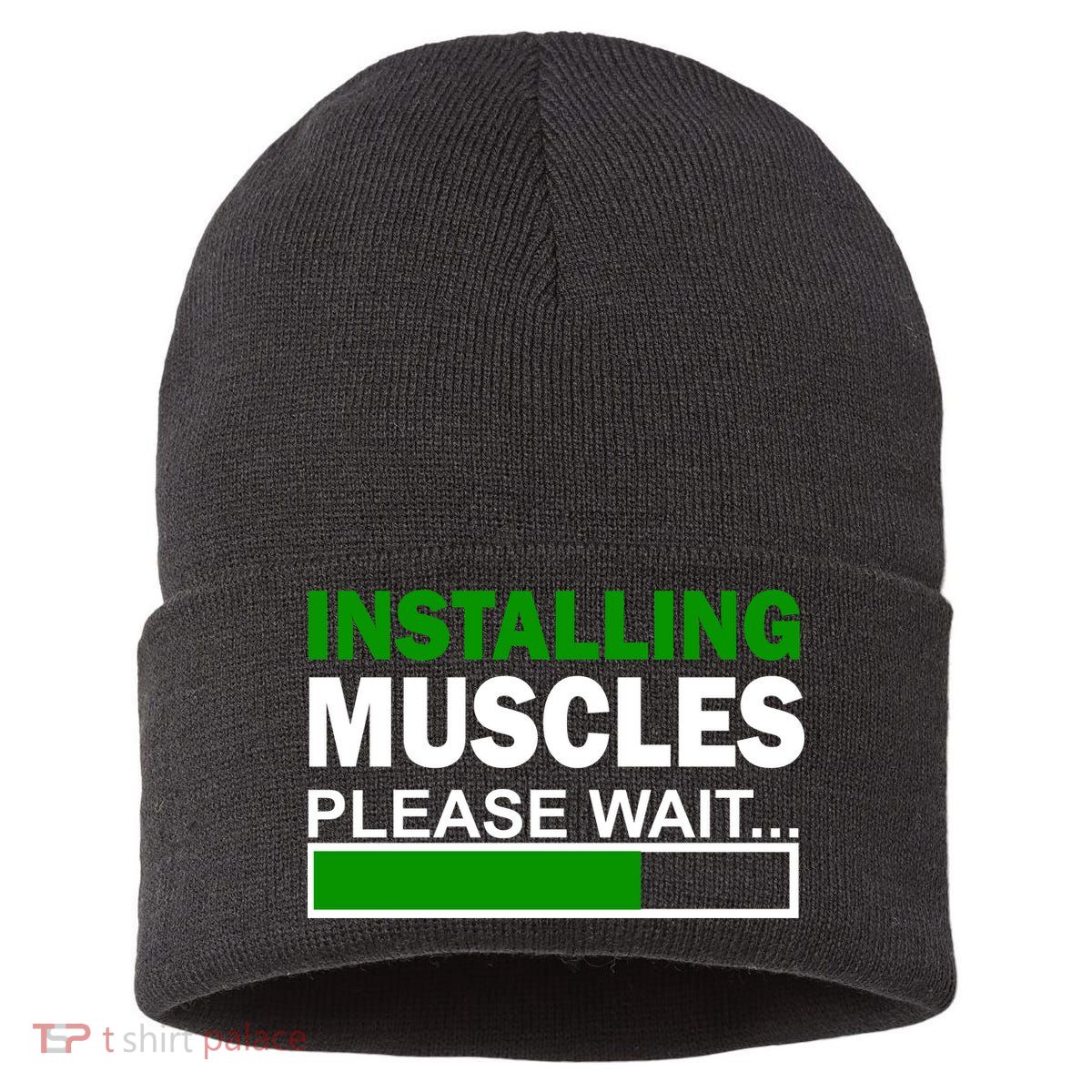 Installing Muscles Please Wait... Sustainable Knit Beanie