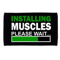 Installing Muscles Please Wait... Microfiber Hand Towel