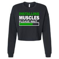 Installing Muscles Please Wait... Cropped Pullover Crew
