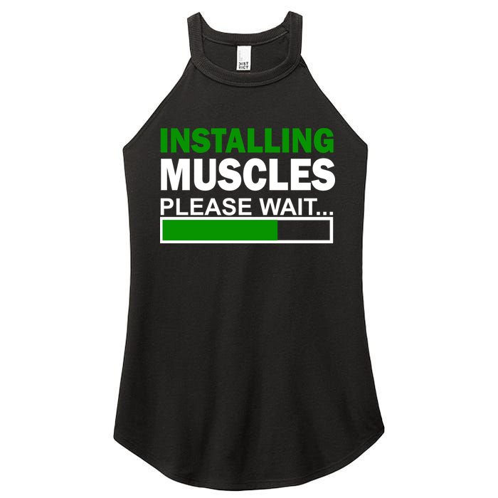 Installing Muscles Please Wait... Women's Perfect Tri Rocker Tank