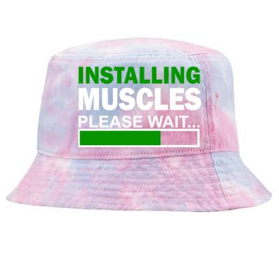 Installing Muscles Please Wait... Tie-Dyed Bucket Hat