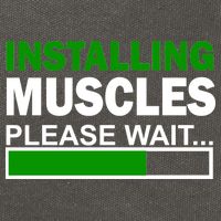 Installing Muscles Please Wait... Cotton Canvas Backpack