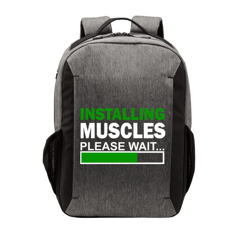 Installing Muscles Please Wait... Vector Backpack