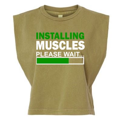 Installing Muscles Please Wait... Garment-Dyed Women's Muscle Tee