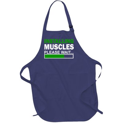 Installing Muscles Please Wait... Full-Length Apron With Pockets