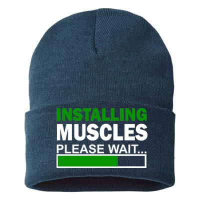 Installing Muscles Please Wait... Sustainable Knit Beanie