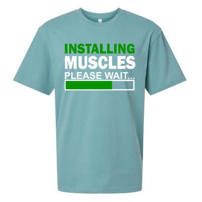 Installing Muscles Please Wait... Sueded Cloud Jersey T-Shirt