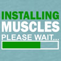 Installing Muscles Please Wait... Sueded Cloud Jersey T-Shirt