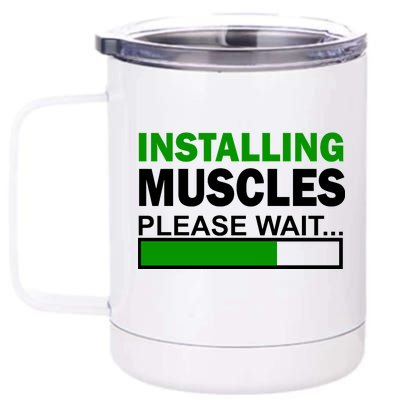 Installing Muscles Please Wait... 12 oz Stainless Steel Tumbler Cup