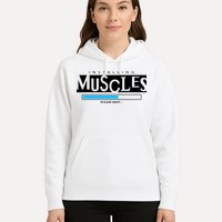 Installing Muscles Please Wait Funny Workout Hoodie
