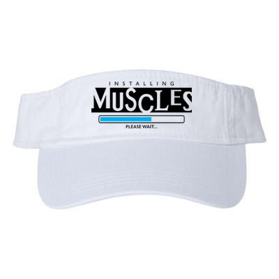 Installing Muscles Please Wait Funny Workout Visor