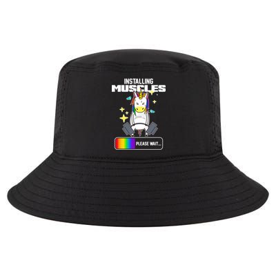 Installing Muscles Unicorn Lifting Cool Comfort Performance Bucket Hat