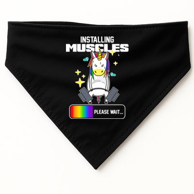 Installing Muscles Unicorn Lifting USA-Made Doggie Bandana
