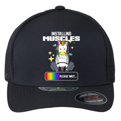 Installing Muscles Unicorn Lifting Flexfit Unipanel Trucker Cap