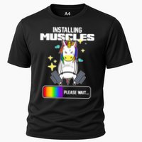 Installing Muscles Unicorn Lifting Performance Shirt