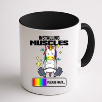 Installing Muscles Unicorn Lifting Mug