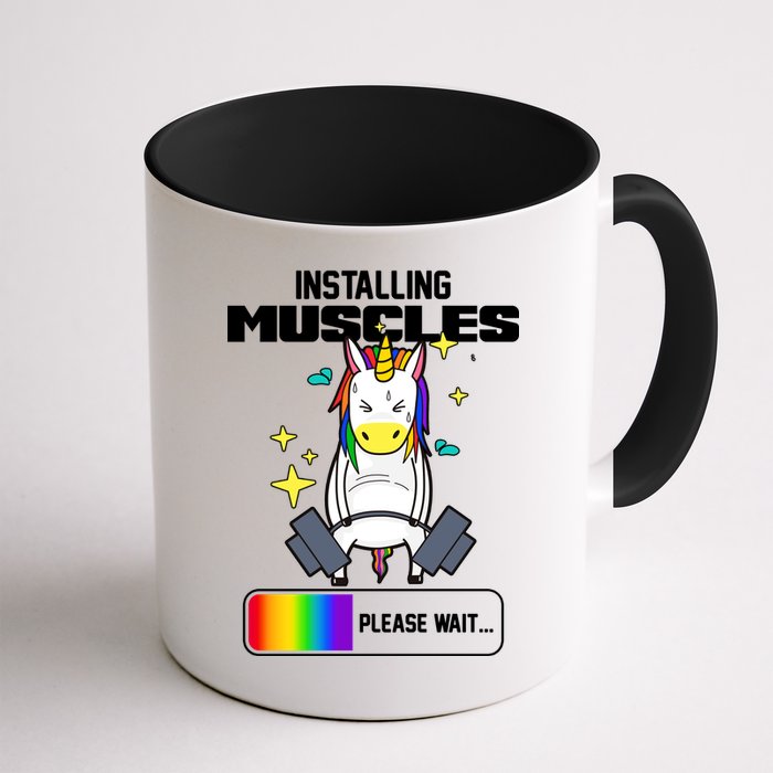 Installing Muscles Unicorn Lifting Mug