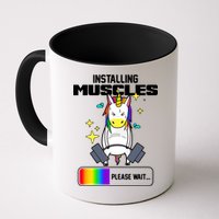 Installing Muscles Unicorn Lifting Mug