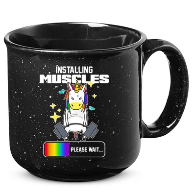 Installing Muscles Unicorn Lifting 15oz Campfire Ceramic Mug