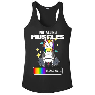 Installing Muscles Unicorn Lifting Ladies PosiCharge Competitor Racerback Tank