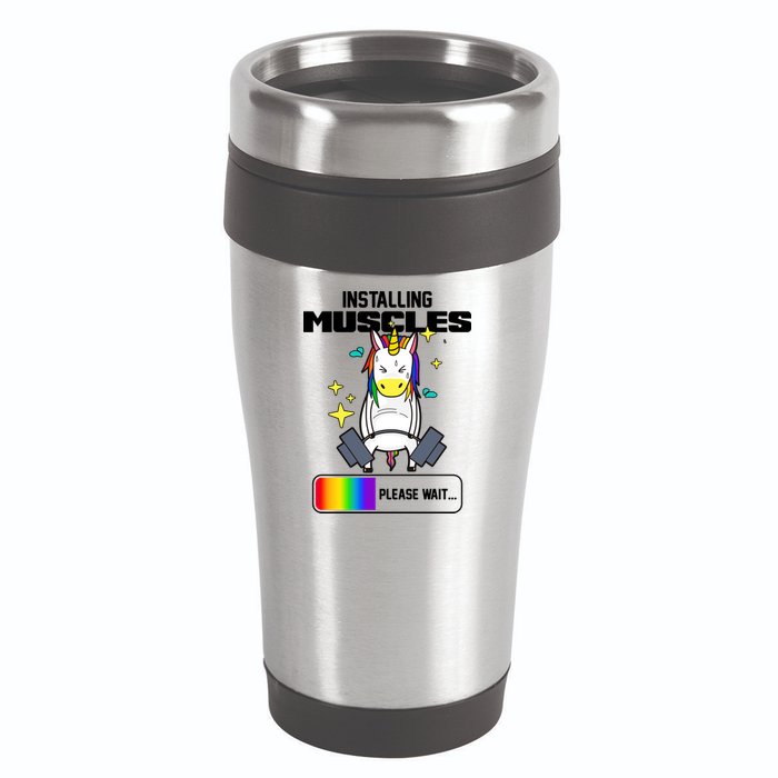Installing Muscles Unicorn Lifting 16oz Travel Tumbler