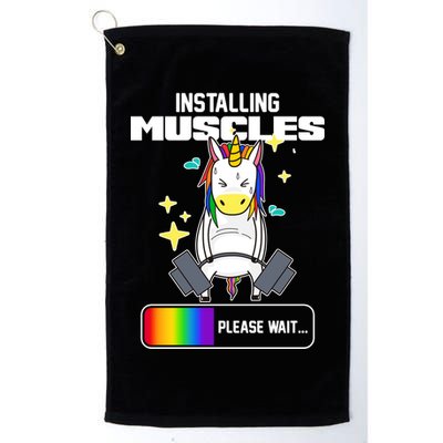 Installing Muscles Unicorn Lifting Golf Towel