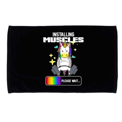 Installing Muscles Unicorn Lifting Microfiber Hand Towel