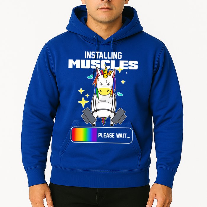 Installing Muscles Unicorn Lifting Hoodie