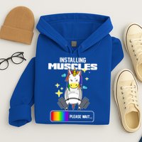 Installing Muscles Unicorn Lifting Hoodie