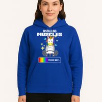 Installing Muscles Unicorn Lifting Hoodie