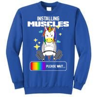 Installing Muscles Unicorn Lifting Sweatshirt