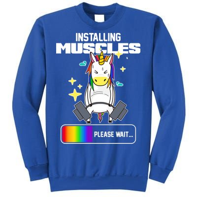 Installing Muscles Unicorn Lifting Sweatshirt