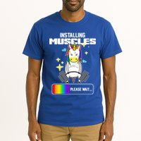 Installing Muscles Unicorn Lifting Tall T-Shirt