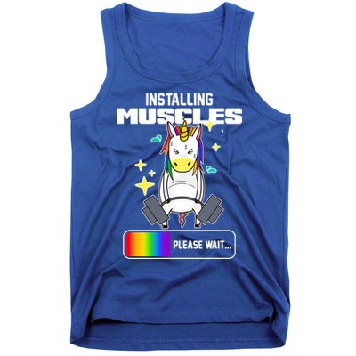 Installing Muscles Unicorn Lifting Tank Top