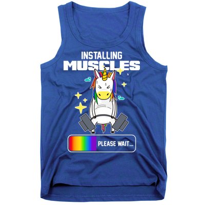 Installing Muscles Unicorn Lifting Tank Top