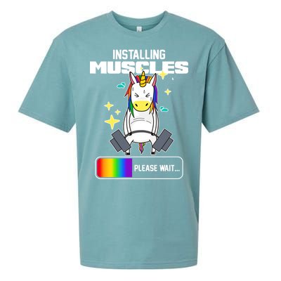 Installing Muscles Unicorn Lifting Sueded Cloud Jersey T-Shirt