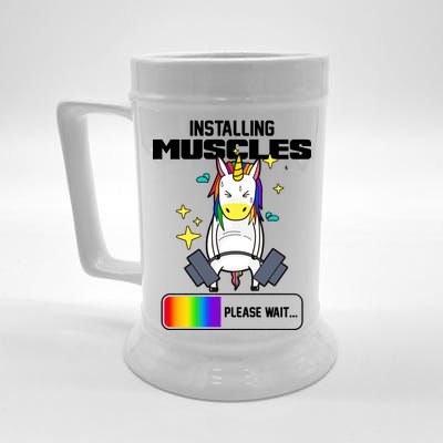 Installing Muscles Unicorn Lifting Beer Stein