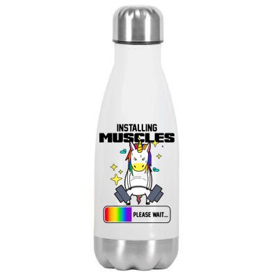 Installing Muscles Unicorn Lifting Stainless Steel Insulated Water Bottle