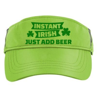 Instant Irish Just Add Beer Adult Drive Performance Visor